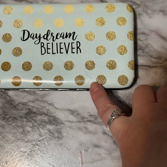 Daydream Believer Polka Dot Wallet - Gold - Picture 3 of 4